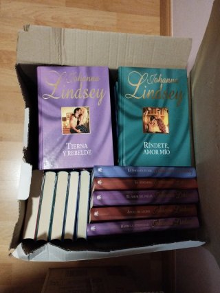 Vendo colección de 39 libros de "Johanna Lindsey"