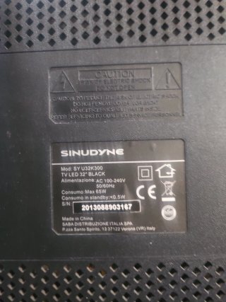 Monitor Sinudyne Nero funzionante