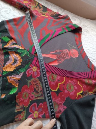 Vestido Desigual Talla L Multicolor