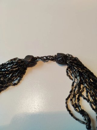 Collar boho chic negro