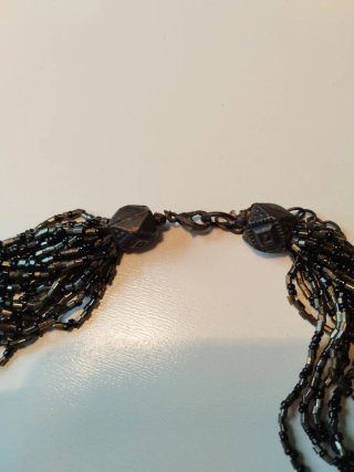 Collar boho chic negro