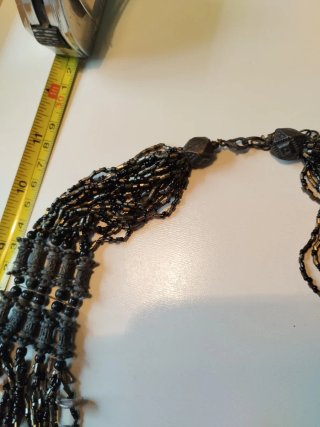 Collar boho chic negro