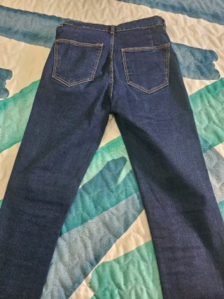 Vaqueros ZARA Mujer Azul Talla 38