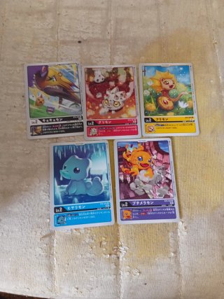 Cartas Digimon Colección todo original de Taiwán