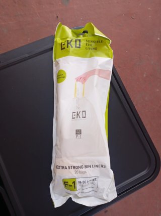 EKO Cubo Basura Cocina 30L+30L Doble Pedal