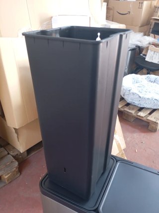 EKO Cubo Basura Cocina 30L+30L Doble Pedal