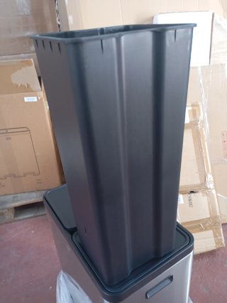 EKO Cubo Basura Cocina 30L+30L Doble Pedal