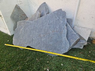 Piedras de pizarra natural para jardín