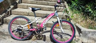 Bicicleta niña 6-8 años rosa