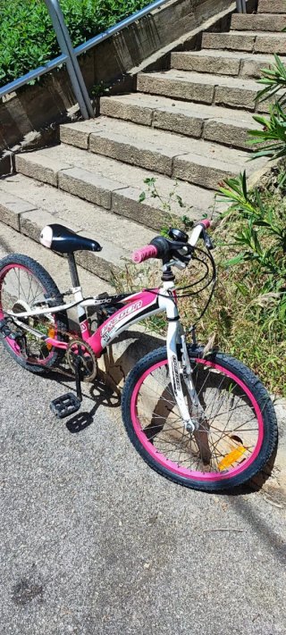 Bicicleta niña 6-8 años rosa