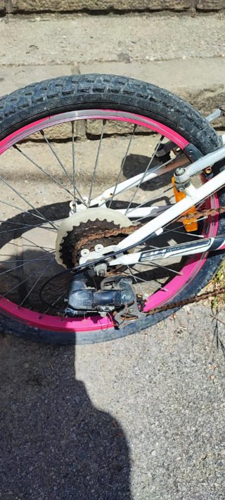 Bicicleta niña 6-8 años rosa