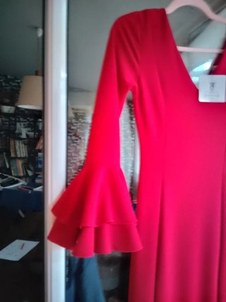 Vestido de flamenca rojo