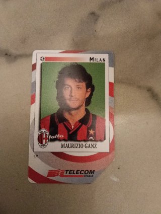 Scheda telefonica rara Maurizio Ganz Milan Telecom