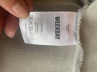 Chaqueta Weekday Gris Talla XS/34