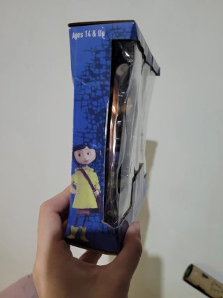 Figura Coraline disney set adorno bruja tim burton