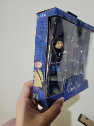 Figura Coraline disney set adorno bruja tim burton