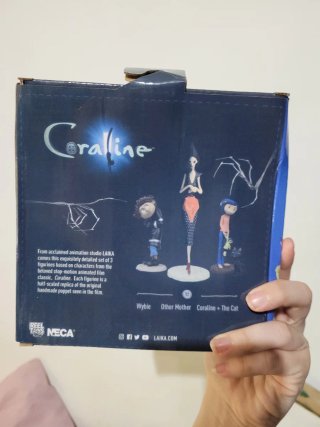 Figura Coraline disney set adorno bruja tim burton