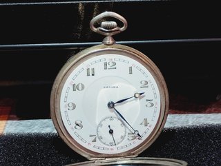 Reloj Bolsillo Plata.800 Nielado Antiguo