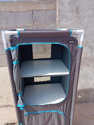Armario Camping Trigano Negro/Azul