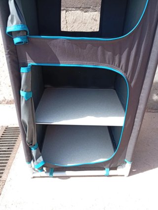 Armario Camping Trigano Negro/Azul
