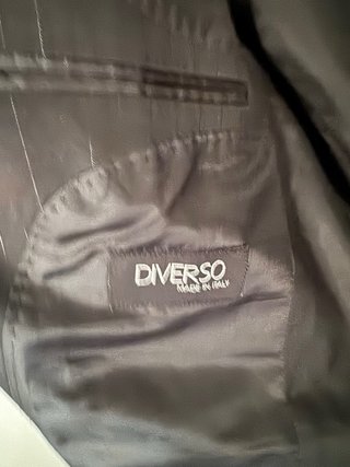 Abito nero lucido tg.52