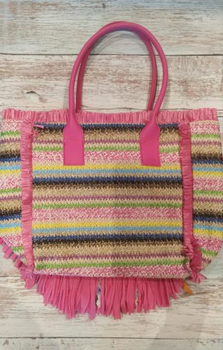 Bolso boho hecho a mano multicolor