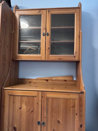 Estantería Madera y Cristal IKEA
