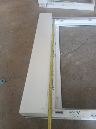 Ventana de PVC blanca
