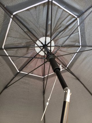 SONGMICS Sombrilla de 200 cm, UPF 50+, Inclinación