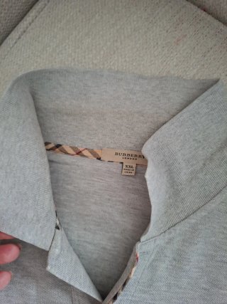 Polo Burberry Gris Talla XXL