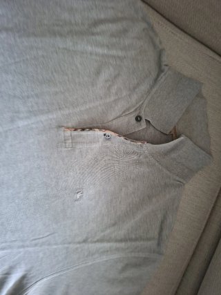 Polo Burberry Gris Talla XXL