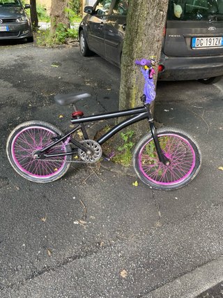 BMX modificata riverniciata