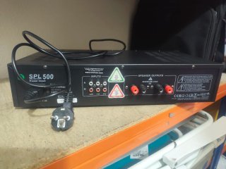 Altavoces MAX 500W + Amplificador SPL