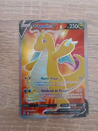 Carta Pokémon Dragonite V 191/203