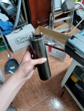 Silenciador Escape Blaze Fibra Carbono