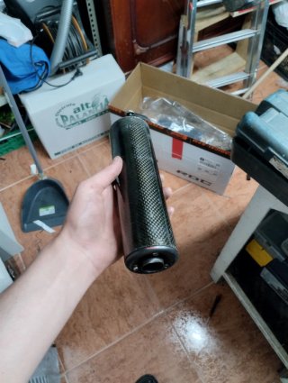 Silenciador Escape Blaze Fibra Carbono