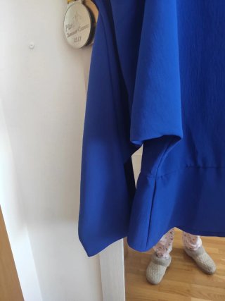 Cuerpo manga larga mujer azul