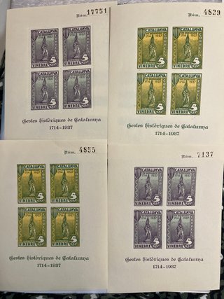 Hojitas Viñetas Gestes històriques de Catalunya 4