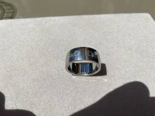 Anillo Dolce and Gabanna Acero Talla 17.5