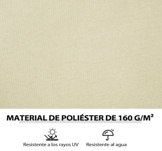 Paredes laterales pérgola 4x3 (beige)