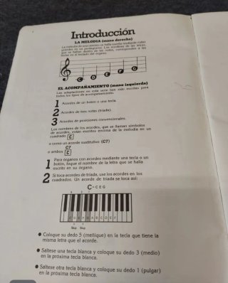 Partituras para piano y guitarra