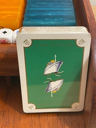 Scatola gioco Modiano fiches euro e carte