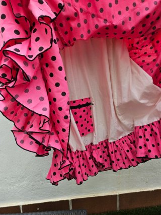 Traje Flamenca  T 12-14 año