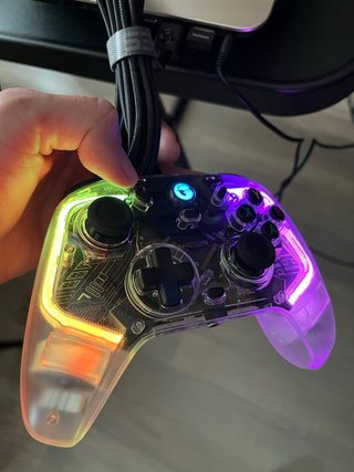 Mando GameSir T4 KALEID transparente / nuevo