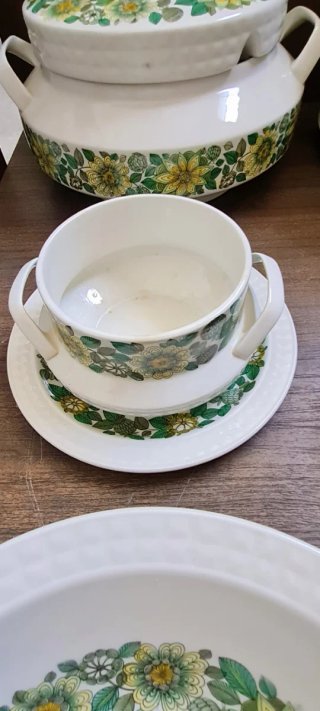 Lote vajilla Vintage  56 piezas,Pontesa, Sevilla
