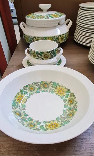 Lote vajilla Vintage  56 piezas,Pontesa, Sevilla