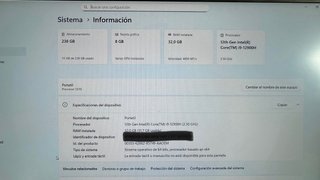 Portátil Dell Precision 5570 i9 32GB RAM 256GB