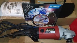 Amoladora Stayer + disco NortonAmoladora + disco N