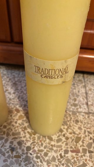 Velas grandes de cera