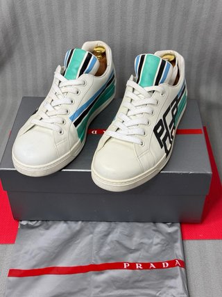 Zapatillas Prada Down Town Blancas Talla 44